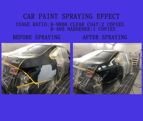 Agente indurente di secchezza rapido di alto chiaro del cappotto colore trasparente automobilistico solido della pittura