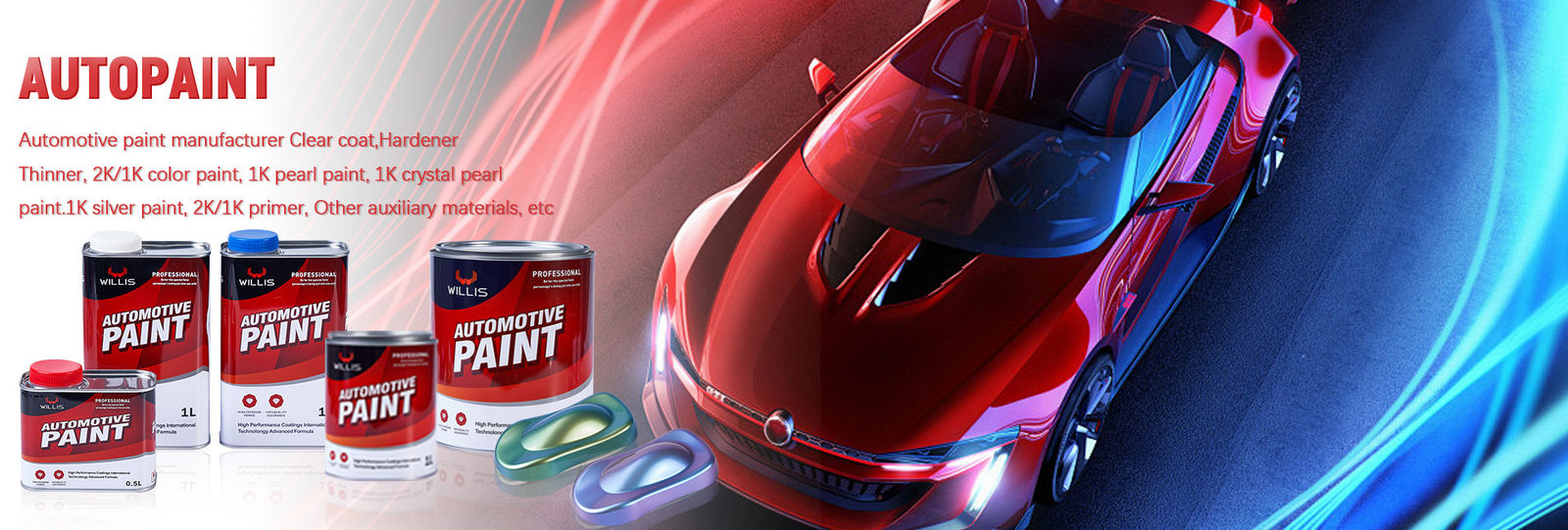 agente indurente automobilistico della pittura