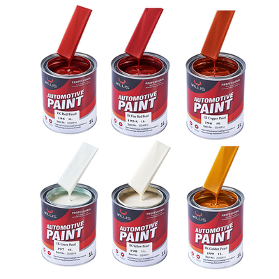 Vernice per auto blu lucido perlacerante Acrilica lucida Vernice perla bianca Vernice per auto alta Solid Clear Coat