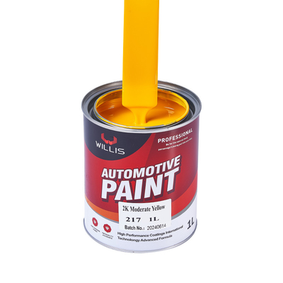 Vernice a spray acrilica gialla per la riparazione del corpo dell'auto