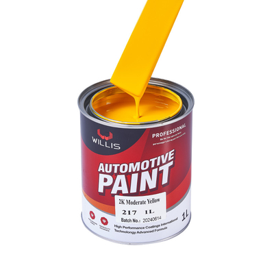 Vernice a spray acrilica gialla per la riparazione del corpo dell'auto