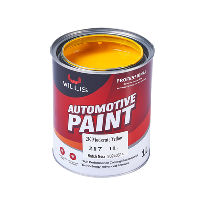 Vernice a spray acrilica gialla per la riparazione del corpo dell'auto