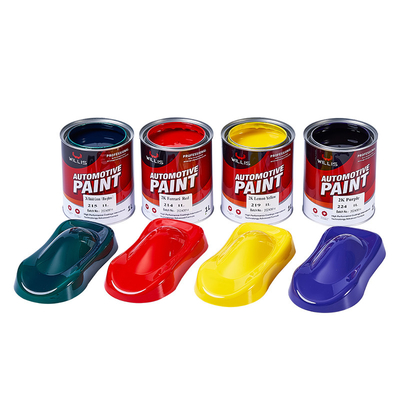 Intermedio 4L 2K Vernice solida Per la riparazione del corpo dell'auto Auto Refinish Vernice a spruzzo Pintacrilica Vernice automobilistica