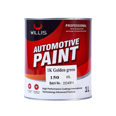 Giallo Alta lucentezza 1k Basecoat Vernice auto più sottile Acrilico Vernice Spray Auto Vernice personalizzata Vernice auto Colori Vernice carrozzeria auto