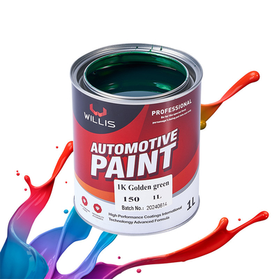 Giallo Alta lucentezza 1k Basecoat Vernice auto più sottile Acrilico Vernice Spray Auto Vernice personalizzata Vernice auto Colori Vernice carrozzeria auto