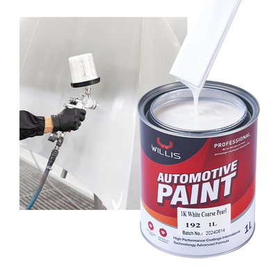 OEM 1K Pigmento metallico Perla Bianca Vernice Automotive Vernice Auto Vernice Sottile Vernice Top Coat