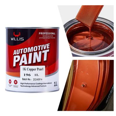 Fornitura di fabbrica Lacca acrilica 1K Basecoat Perla Vernice auto 1K Perla di rame OEM Disponibile Auto Rifinire Vernice Spray Auto