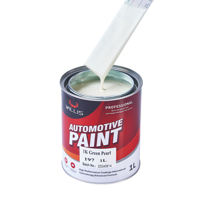 1K Basecoat Vernice perlevole per auto 1K Vernice perle verde Vernice acrilica lacca Vernice automobilistica Marche Vernice per auto metallica