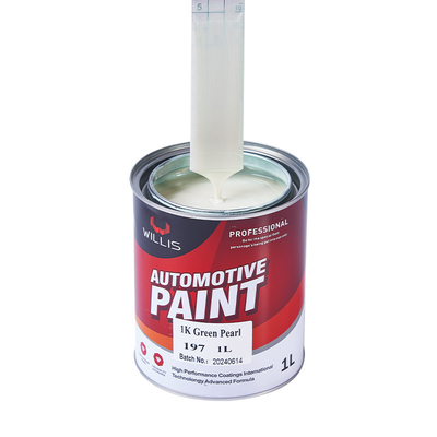 1K Basecoat Vernice perlevole per auto 1K Vernice perle verde Vernice acrilica lacca Vernice automobilistica Marche Vernice per auto metallica