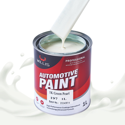 1K Basecoat Vernice perlevole per auto 1K Vernice perle verde Vernice acrilica lacca Vernice automobilistica Marche Vernice per auto metallica