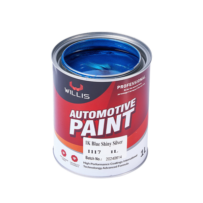 Vernice per automobili metallica blu misto lucente argento pigmento argento acrilico lacca vernice a spruzzo