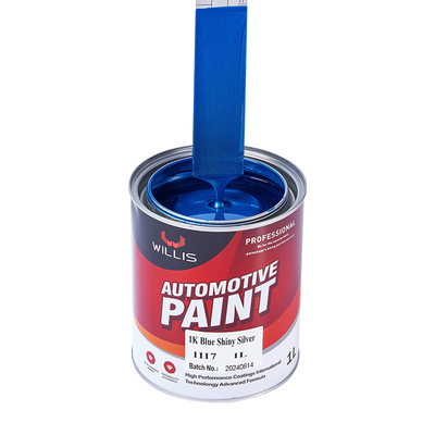 Vernice per automobili metallica blu misto lucente argento pigmento argento acrilico lacca vernice a spruzzo