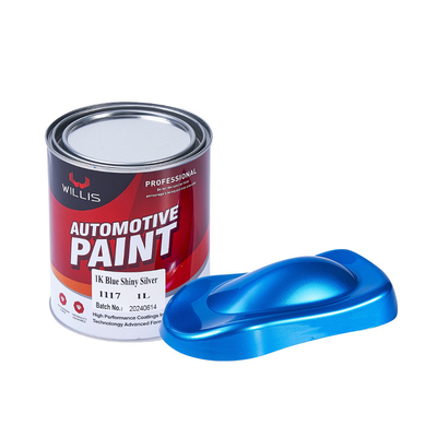 Vernice per automobili metallica blu misto lucente argento pigmento argento acrilico lacca vernice a spruzzo