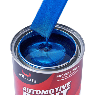 Vernice per automobili metallica blu misto lucente argento pigmento argento acrilico lacca vernice a spruzzo