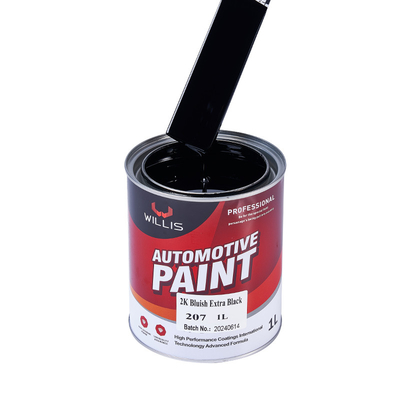 Vernice acrilica epoxi automotive durabile due confezioni Vernice acrilica auto metallica rosso 2K bluastro extra nero