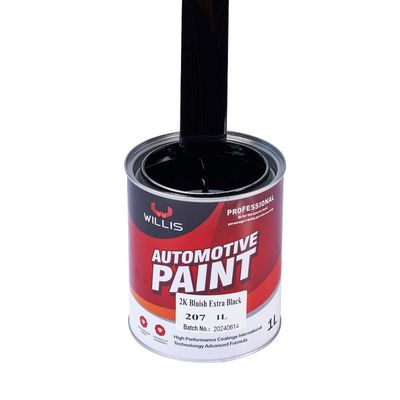 Vernice acrilica epoxi automotive durabile due confezioni Vernice acrilica auto metallica rosso 2K bluastro extra nero