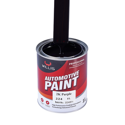 Viola / Arancione / Rosso 2K Viola 2K Vernice solida per pistole da spruzzo Facile da infiltrare 2K Viola Vernice di rifinitura automatica