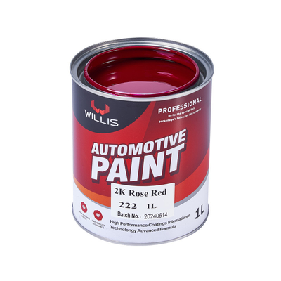 2K Rosa Rosso 2K Vernice solida per automobili / Marchio pubblicitario OEM / ODM Accettabile vernice per auto a spruzzo
