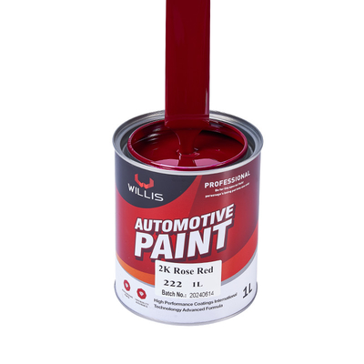 2K Rosa Rosso 2K Vernice solida per automobili / Marchio pubblicitario OEM / ODM Accettabile vernice per auto a spruzzo