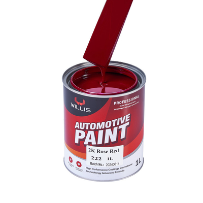 2K Rosa Rosso 2K Vernice solida per automobili / Marchio pubblicitario OEM / ODM Accettabile vernice per auto a spruzzo