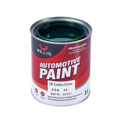 Vendita a caldo 2K Verde Oro Verde Vernice Auto Rifinire Vernice Vernice Indurente Vernice Acrilica