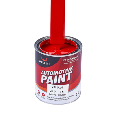 Protezione automobilistica 2K Vernice solida rossa Alta durezza 1L / 4L per lattina Facile costruzione