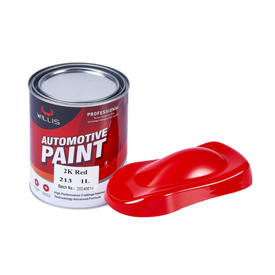 Protezione automobilistica 2K Vernice solida rossa Alta durezza 1L / 4L per lattina Facile costruzione