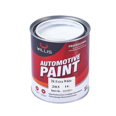 Metallico Bianco 2K Vernice solida Corpo auto Touch Up Spray Resistenza all'acqua Auto Rifinire Vernice 2k Spray Vernice
