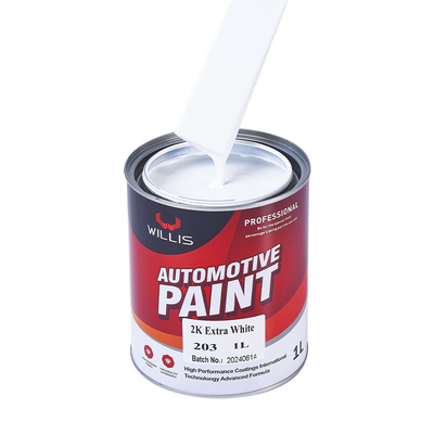 Metallico Bianco 2K Vernice solida Corpo auto Touch Up Spray Resistenza all'acqua Auto Rifinire Vernice 2k Spray Vernice