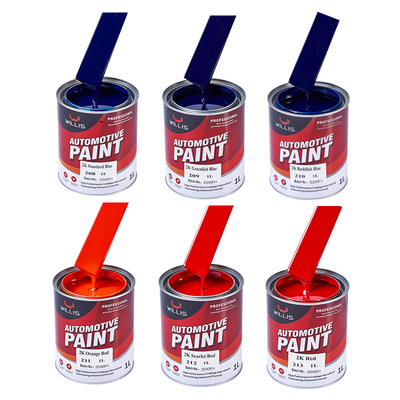 Intermedio 2K Colori di vernice solida Per la riparazione del corpo dell'auto Nessun cambiamento di colore Vernice acrilica Produttore di vernice per auto