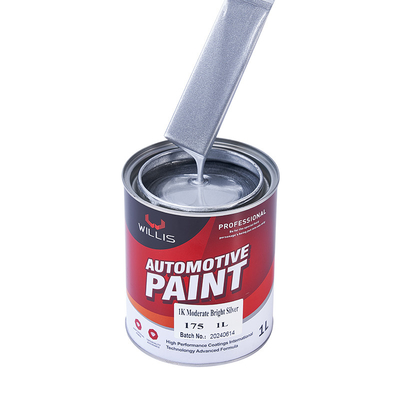 1K Primer Perla Argento Metallico Vernice Automotrice Standard Sottilizzatore 2K Epossico Primer 1K Argento Metallico Basamento