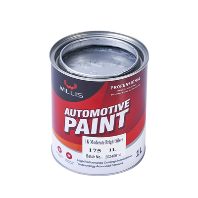 1K Primer Perla Argento Metallico Vernice Automotrice Standard Sottilizzatore 2K Epossico Primer 1K Argento Metallico Basamento