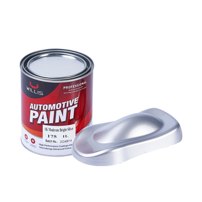 1K Primer Perla Argento Metallico Vernice Automotrice Standard Sottilizzatore 2K Epossico Primer 1K Argento Metallico Basamento