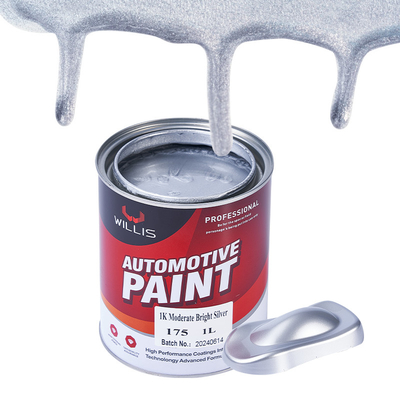 1K Primer Perla Argento Metallico Vernice Automotrice Standard Sottilizzatore 2K Epossico Primer 1K Argento Metallico Basamento