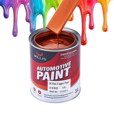 Pintura a lacca acrilica resistente alle sostanze chimiche, colori per auto per perla durevoli, 2K / 1K vernice a colori, 1K cristallo perla