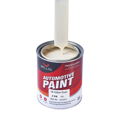 1K Acrilico Perla Vernice auto gialla Perla Chiara Coat Hardener Sottile 2K/1K Vernice a colori