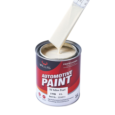 1K Acrilico Perla Vernice auto gialla Perla Chiara Coat Hardener Sottile 2K/1K Vernice a colori