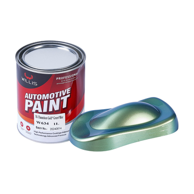 1K Multicolore che cambia effetto di illusione perlacent Paint Resina acrilica con rivestimento blu verde viola e vernice