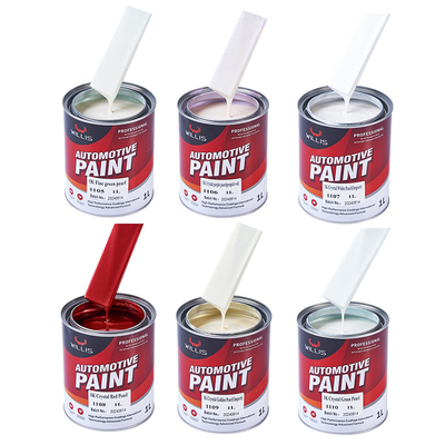 1k Base Coat Vernice Acrilica Colori Multiplici Vernice Automotive Finish Vernice Argento Vernice
