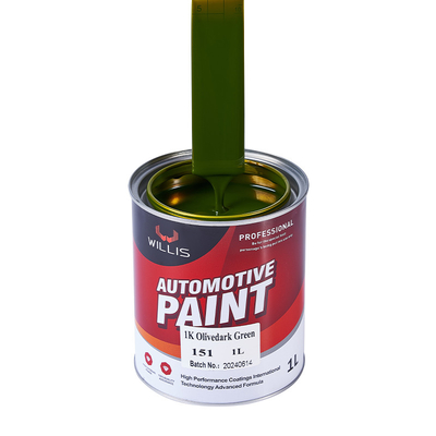 Materia prima principale acrilica lucentezza metallica di colore della pittura dell'automobile di ritocco 1K di alta