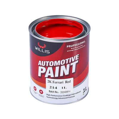 Colori rossi forti Ferrari rosso 2k Vernice per auto metallica Auto rifinitura Restauro auto