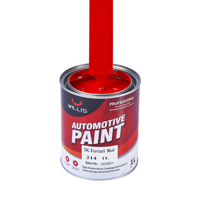 Colori rossi forti Ferrari rosso 2k Vernice per auto metallica Auto rifinitura Restauro auto