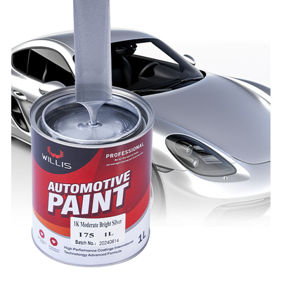 1K Powder Coating Silver Color Car Spray Paint Due anni di conservazione