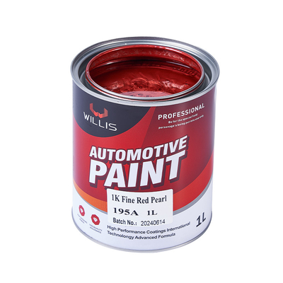 Vernice per auto acrilica perlacentissima alta saturazione del colore 1K rosso perla fine Vernice per auto metallica auto auto sottile