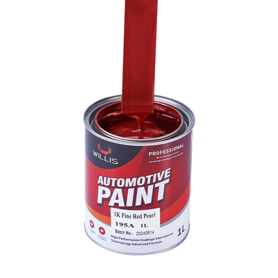 Vernice per auto acrilica perlacentissima alta saturazione del colore 1K rosso perla fine Vernice per auto metallica auto auto sottile