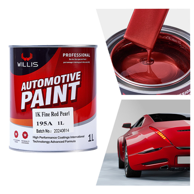 Vernice per auto acrilica perlacentissima alta saturazione del colore 1K rosso perla fine Vernice per auto metallica auto auto sottile