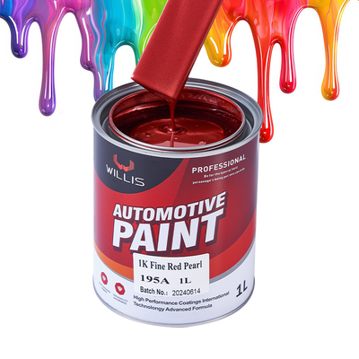 Vernice per auto acrilica perlacentissima alta saturazione del colore 1K rosso perla fine Vernice per auto metallica auto auto sottile