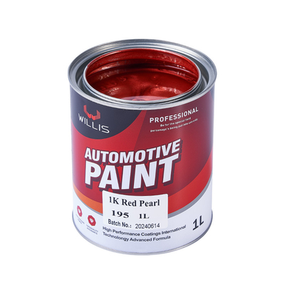 Vernice per automobili a perla chiara acrilica secca rapida 1K Vernice per automobili a perla rossa Acrilica lacca Vernice per automobili sottile