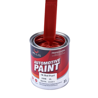 Vernice per automobili a perla chiara acrilica secca rapida 1K Vernice per automobili a perla rossa Acrilica lacca Vernice per automobili sottile