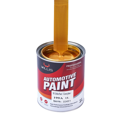 Vernice per auto per perla da 1K per rivestimento liquido personalizzabile in fase verde perla dorata